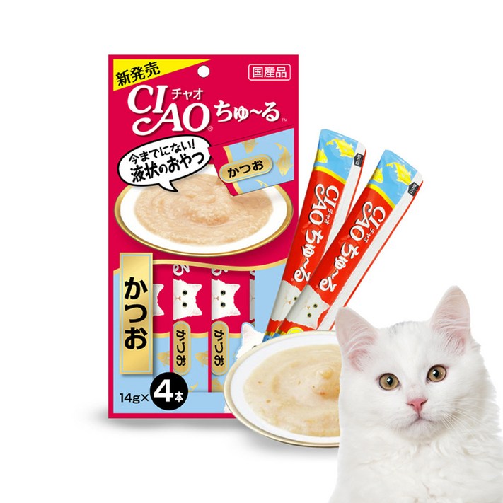 이나바 차오 츄루 고양이 간식 파우치