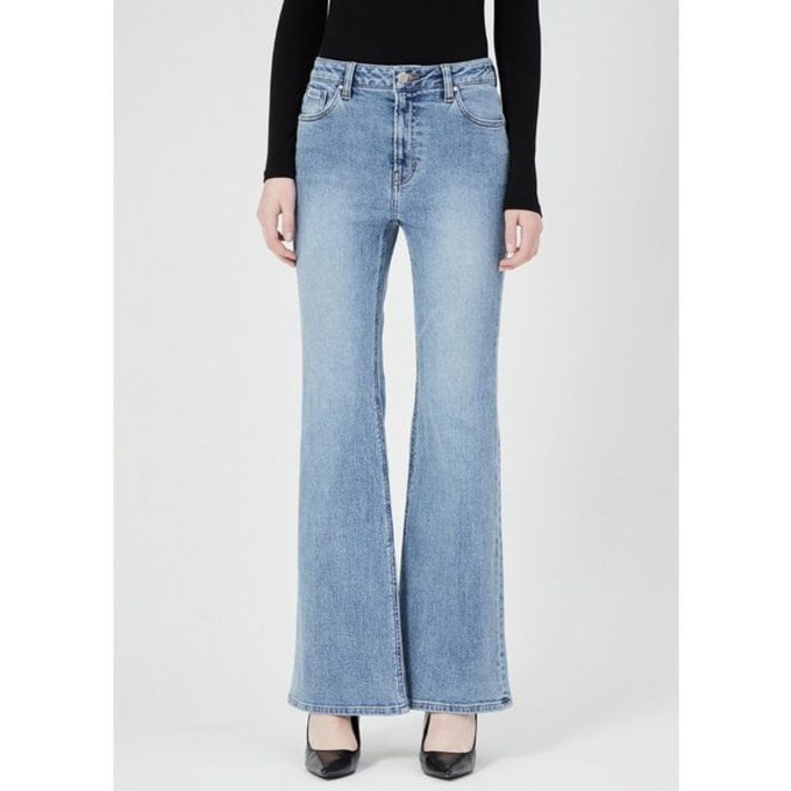 백화점정품 게스 진 여성 톤 뉴 플레어 부츠컷 얇은 편한 바지 브랜드 데님 매장