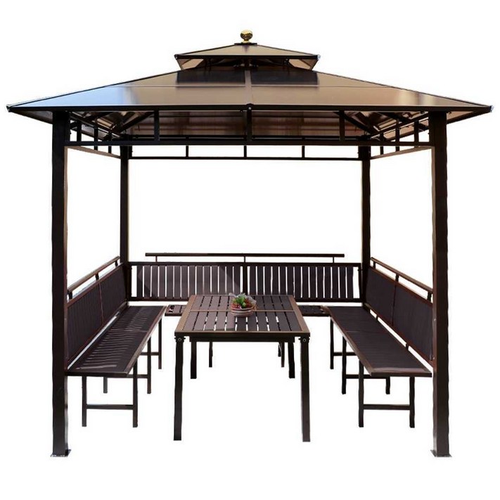 파고라 옥상정자 지붕 평상 원두막 정원 오두막 야외