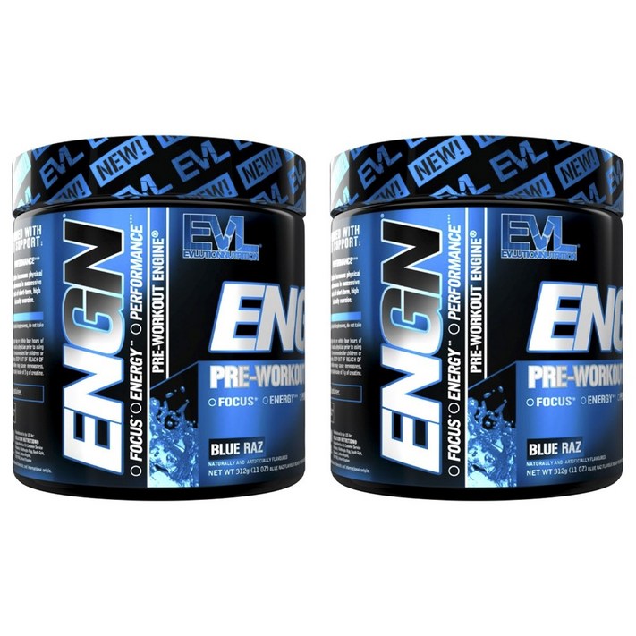 EVLUTIONNUTRITION ENGN 프리워크아웃 엔진 블루 라즈 맛