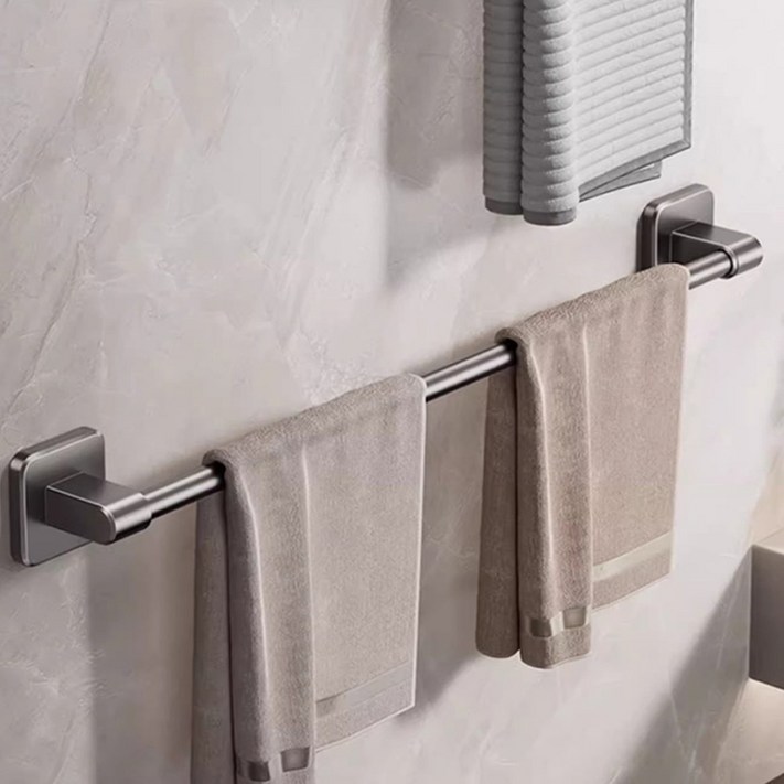 댓츠댓 튼튼하고 안전한 욕실 무타공 수건걸이