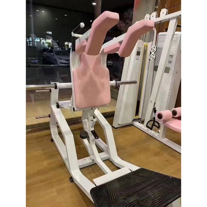 V스쿼트 머신 실내 중량운동 한마 힙스라스트 브이스쿼트 가정용 홈트 참고 바벨 기계