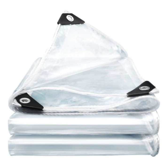두꺼운 투명 비닐 방수포 방한 방풍 눈 비바람 차단 PVC 매장 업체용, 1개