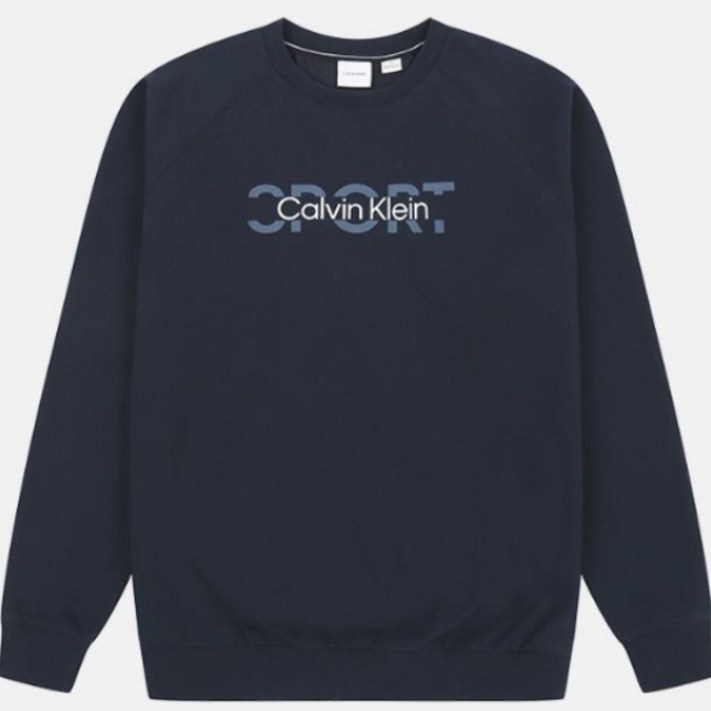 100정품빠른출고 캘빈클라인 에센셜 이지웨어 맨투맨 남여공용 로고맨투맨 유니 기본맨투맨