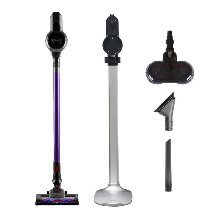 iRoom 2in1 싸이클론 무선 청소기 AST009 PLUS  물걸레 키트 세트, 혼합색상, AST009 PLUS