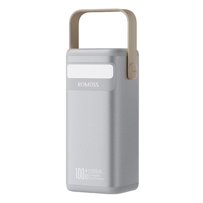 로모스 PMT60 초고속 대용량 보조배터리 100W 60000mAh, 실버, PMT601D2 로모스 PMT60 초고속 대용량 보조배터리 100W 60000mAh, 실버, PMT601D2