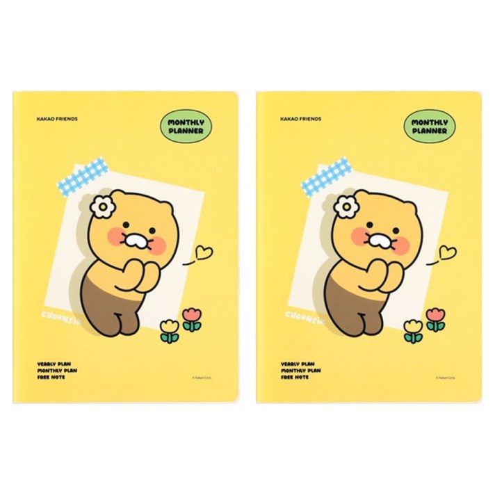 카카오프렌즈 세이치즈 A5 먼슬리 플래너