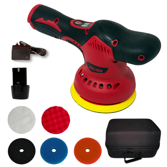 디케이켈슨 차량용 기스 제거 무선 광택기  패드 5종  배터리, DKPR01배터리1P