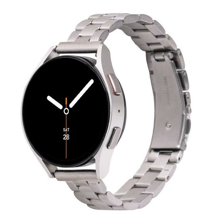 누아트 갤럭시워치 호환 스트랩 슬림핏 라이트 메탈 밴드 일자형