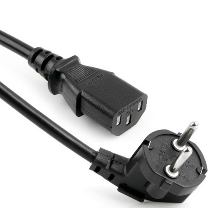 애니포트 국산 컴퓨터 파워코드 10A 0.75SQ 파워케이블, 2개입, 1.5m 애니포트 국산 컴퓨터 파워코드 10A 0.75SQ 파워케이블, 2개입, 1.5m