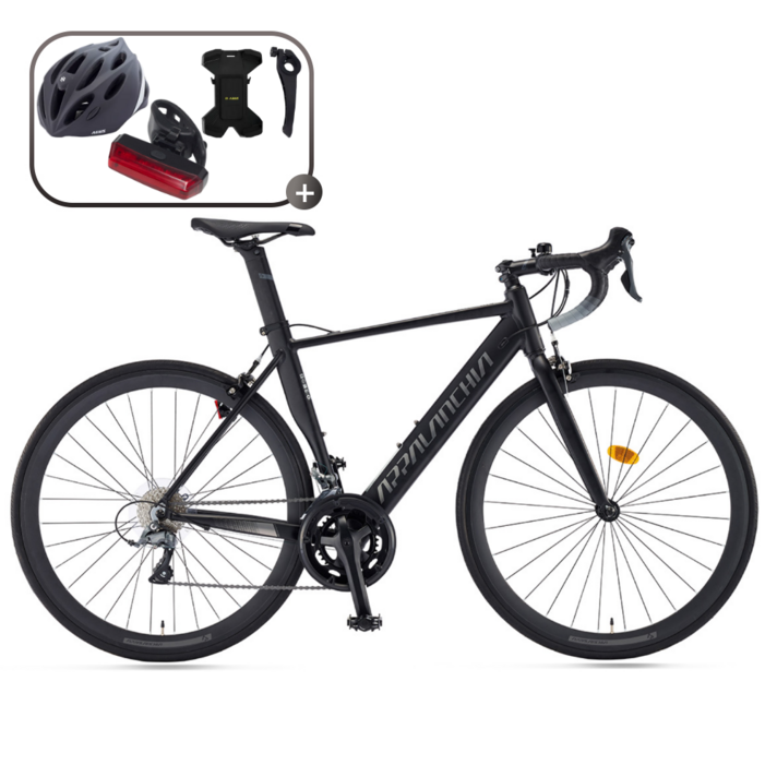 2026 삼천리 700C 아팔란치아 R16 알루미늄 에어로 입문용 로드바이크, 1개, 167cm, 블랙무광440,S