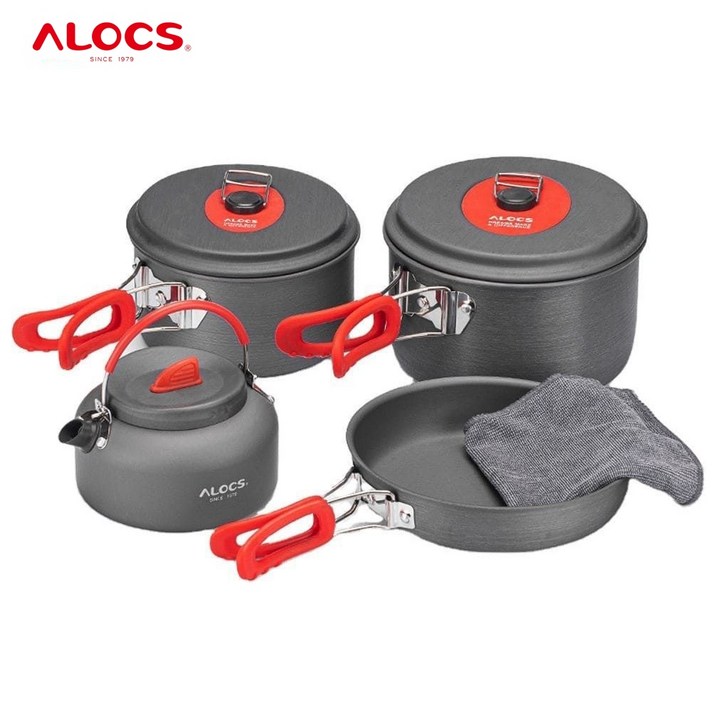 ALOCS 코펠세트 캠핑웍 냄비 34인용 1 키트