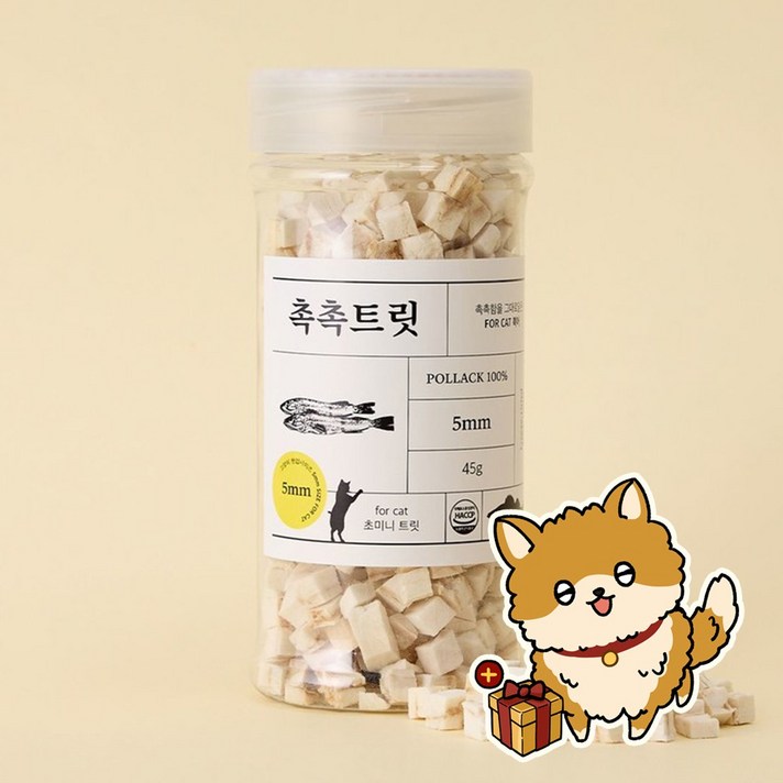 펫프렌즈 촉촉트릿 동결건조 고양이 간식 북어 45g for cat, 단품 펫프렌즈 촉촉트릿 동결건조 고양이 간식 북어 45g for cat, 단품