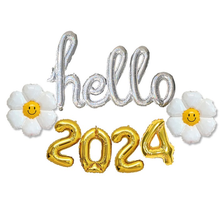 연말파티 헬로 2023 풍선 세트 3종 별 새해 신년 파티용품 연말파티 헬로 2023 풍선 세트 3종 별 새해 신년 파티용품