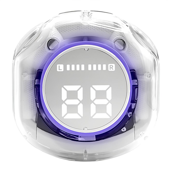 디알고 키즈 LED 블루투스 청력보호 이어폰, 화이트, DRGOBT10K