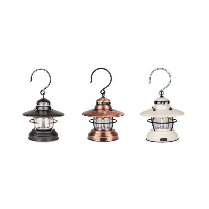 Barebones Edison Mini Lantern 베어본즈 에디슨 미니 3종 캠핑용 랜턴, 코퍼, 1개