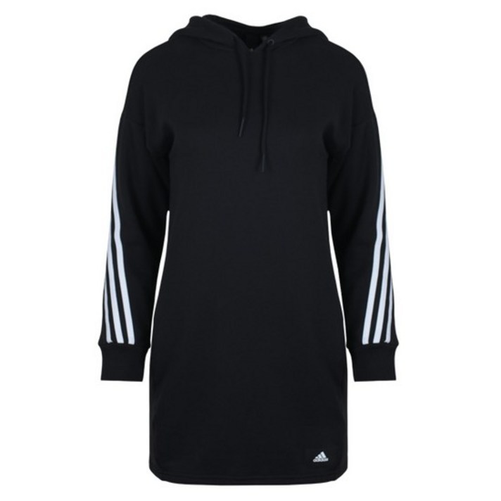 여성 퓨쳐아이콘 롱 후드 원피스 GU9699