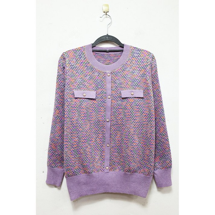 형제상회 할머니 엄마 여성 니트티 스웨터 라운드 간절기 할머니옷 요양원 실내복 0026SF34