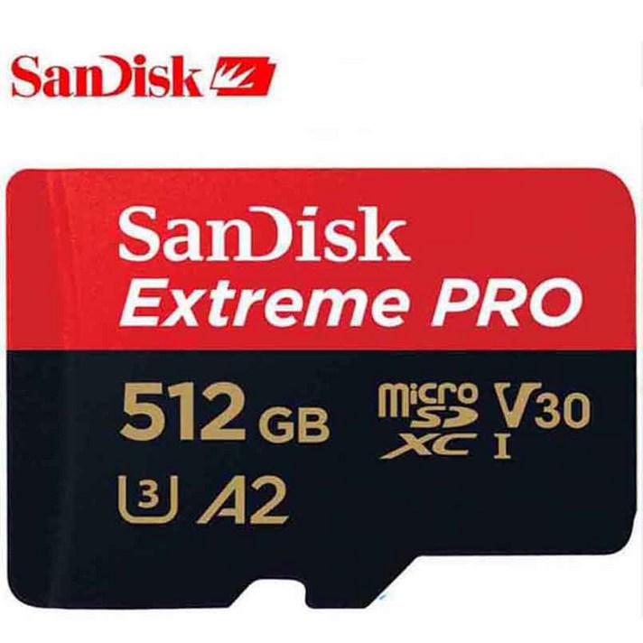 Extreme PRO A2 V30 512GB 512G Micro Card SDXC Memory Card Flash Memory Microsd TF Mini Card 7152422969