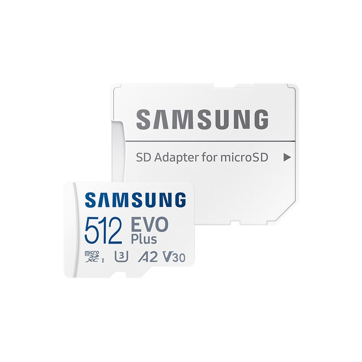 삼성전자 마이크로 SD카드 외장 메모리 EVO PLUS 64GB512GB 어댑터포함