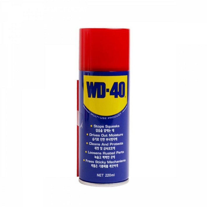 윤활유 방청유 윤활방청유 WD40 220ml WD40 윤활제 윤활유 녹제거 녹방지 부식방지 잡음제 방청윤활제, 1개