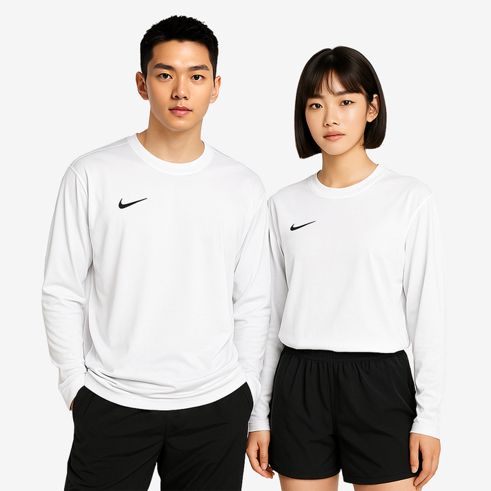 정품 나이키 드라이핏 긴팔티 긴팔운동복 긴팔 헬스복 블랙 화이트 빅사이즈 런닝복 겨울런닝 피트니스 남여공용