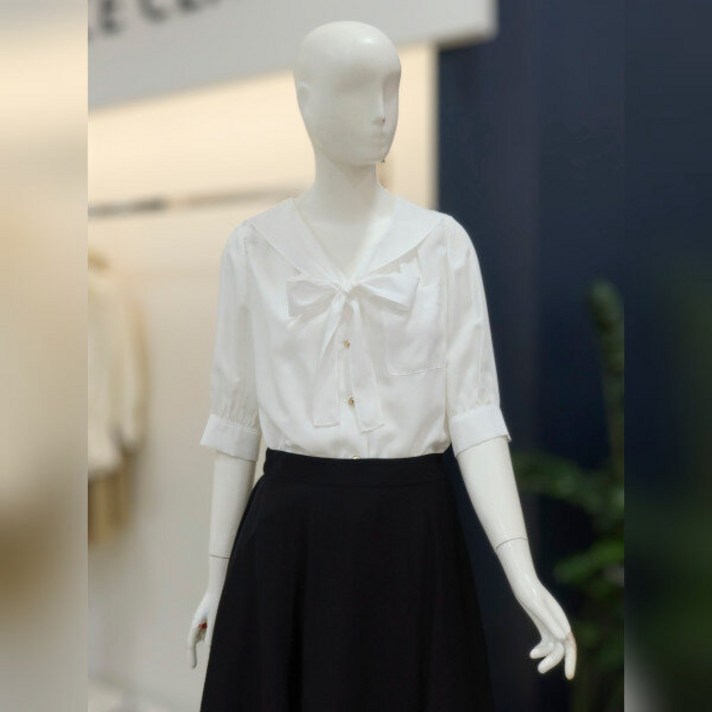 나이스클랍타이 블라우스A233PWB607WHDG 935183