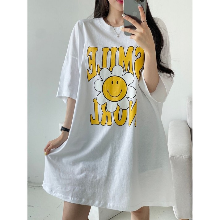 빅마인드 스마일꽃미니원피스 박스티 빅마인드 스마일꽃미니원피스 박스티