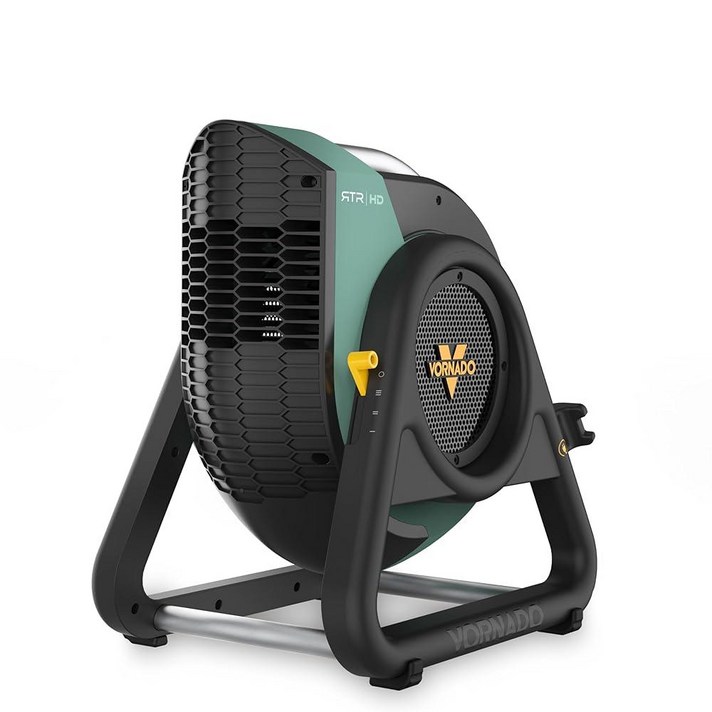 Vornado RTR 튼튼한 공기 순환기, 방 전체용 3단 고속 샵 송풍기 팬, 다용도 전기 에어 무버, 2.4m8피트 코드가 있는 충격에 강한 케이스