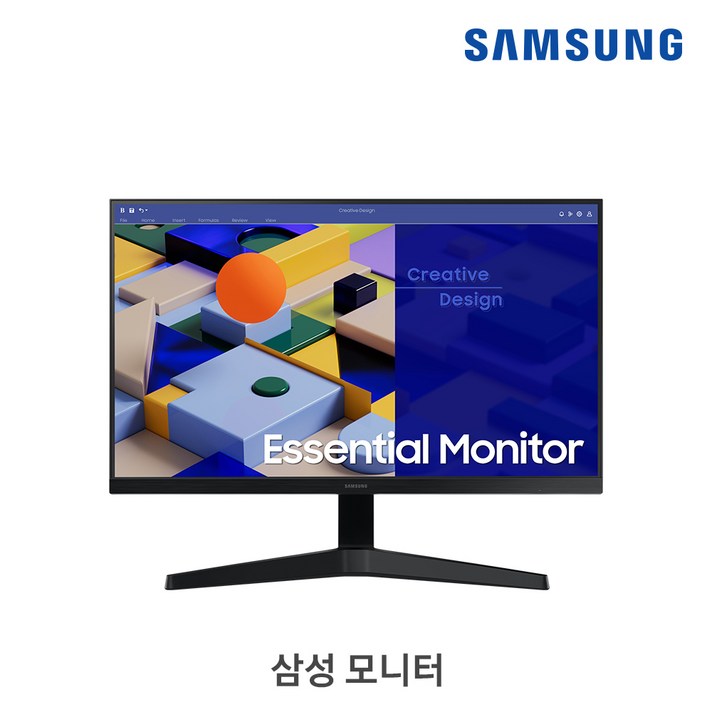 삼성 S27C310 27인치 IPS 베젤리스 모니터 75Hz F27T350 후속모델
