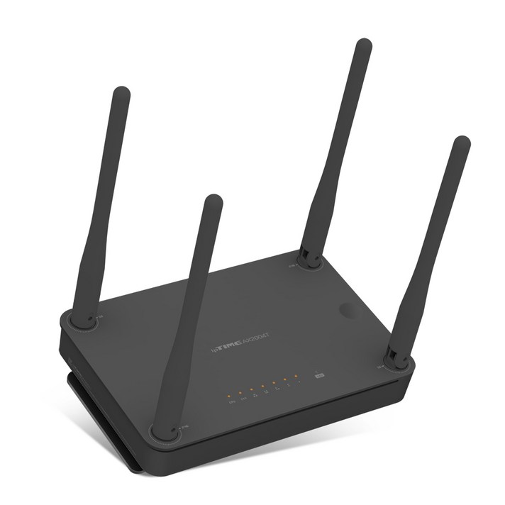 ipTIME 유무선공유기 Black, AX 2004TBlack, 1개