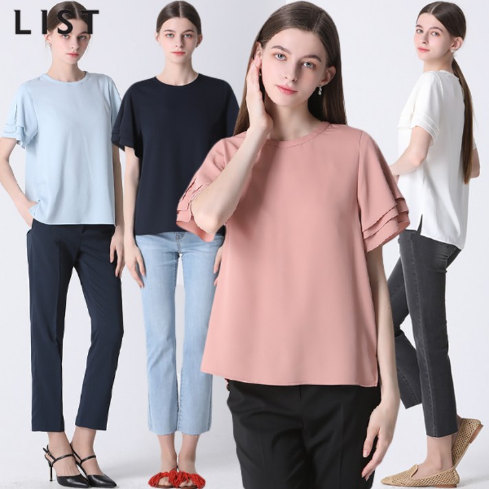 리스트 리스트LIST 러블리 플라워 블라우스 택가격 118000원