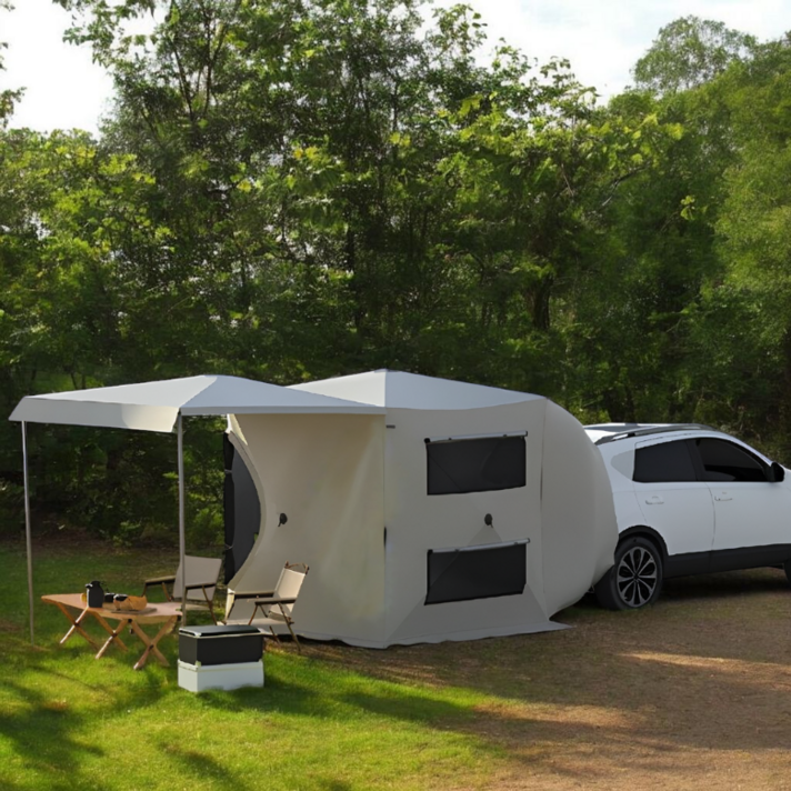 원터치텐트 차박 텐트 꼬리 도킹 쉘터 차량용 트렁크 자동차 SUV 공구노리