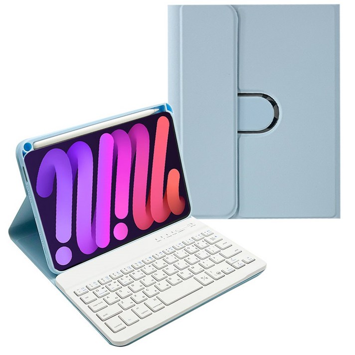아이패드미니6 회전 블루투스키보드케이스