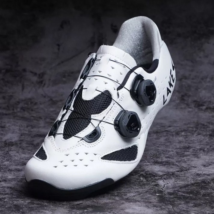 레이크 CX 238  발볼넓은 로드 카본 클릿슈즈, EU 44.5, 화이트 와이드