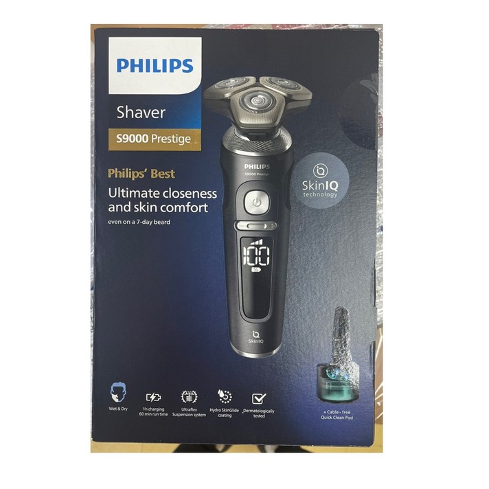 필립스 SkinIQ 9000시리즈 프레스티지 SP984032 블랙매트 정품