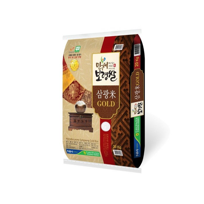 만세보령농협 2023년 삼광미골드, 20kg, 1개 만세보령농협 2023년 삼광미골드, 20kg, 1개