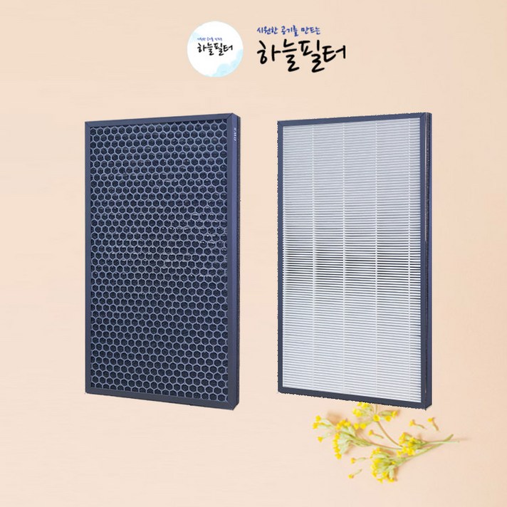하늘필터 위니아 WPA25D0XSW 공기청정기 호환필터 WPA18, 2개, 호환 WPA25D0XSW