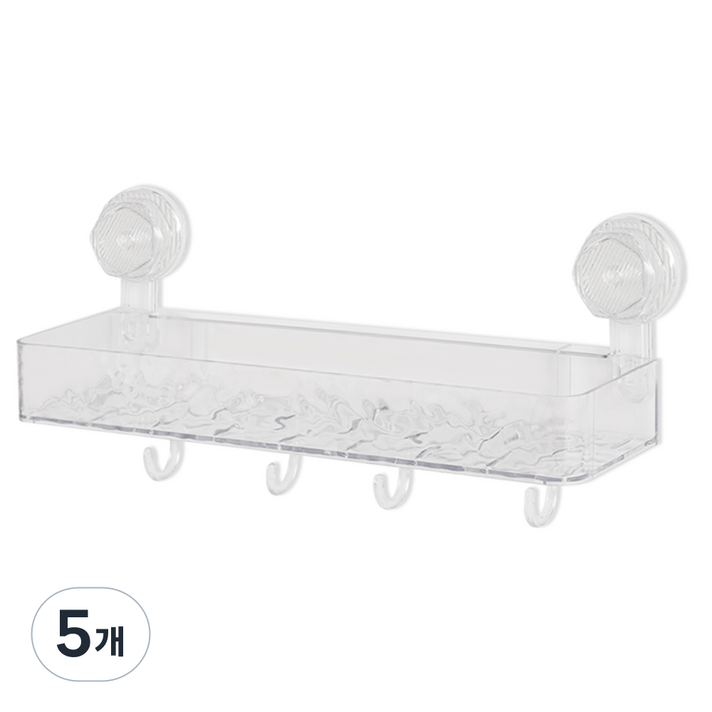 아케이바이 무타공 접착식 욕실 선반, 5개