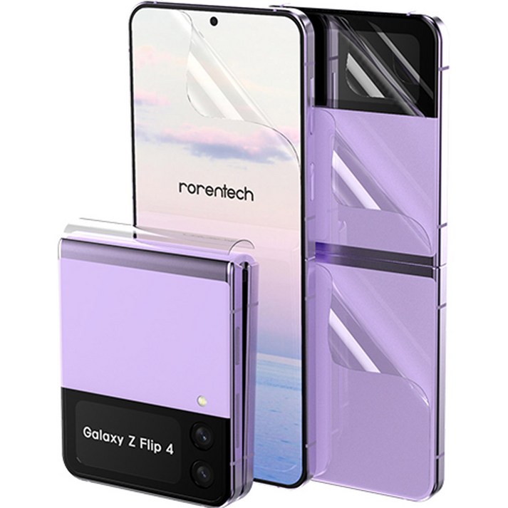 로랜텍 갤럭시 액정+힌지+후면 보호필름 세트, 1세트