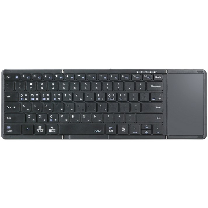 아이노트 터치패드 블루투스 무선 접이식 키보드