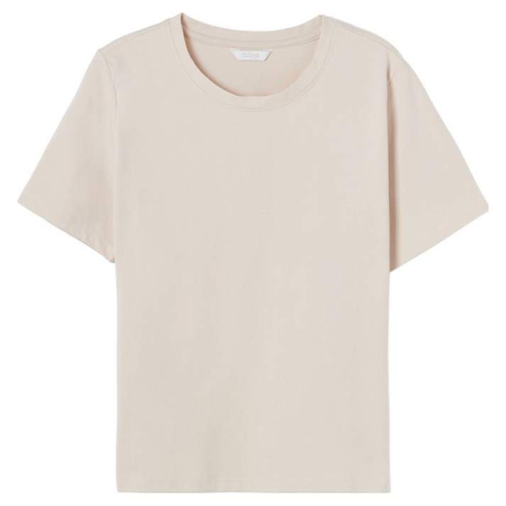 클라비스 여성용 에센셜 베이직 반팔 티셔츠