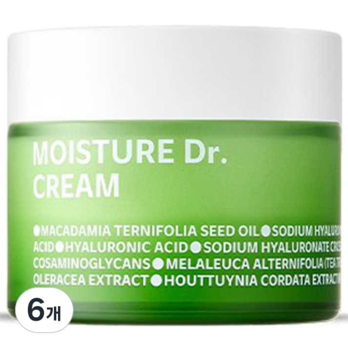 아이소이 모이스춰 닥터 장수진 수분크림, 6개, 50ml