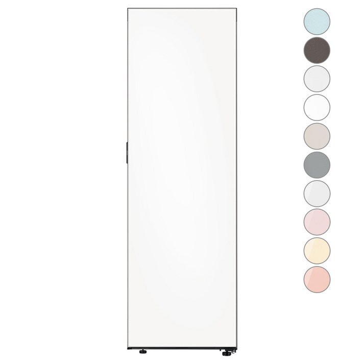 [색상선택형] 삼성전자 비스포크 키친핏 1도어 냉장고 좌열림 409L 방문설치