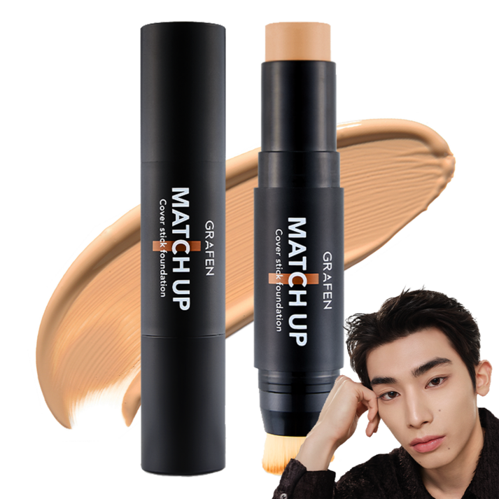 그라펜 매치업 커버 스틱 파운데이션 SPF50 PA, 23호 샌드, 1개, 12g