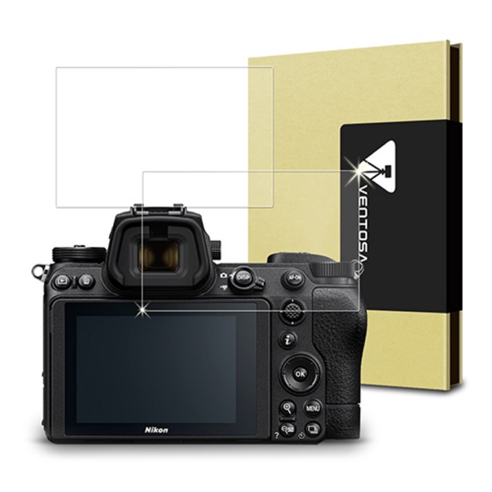 벤토사 니콘 Z7II 카메라 강화유리 액정 보호 필름 2p 세트, VSTNCDF, 1세트
