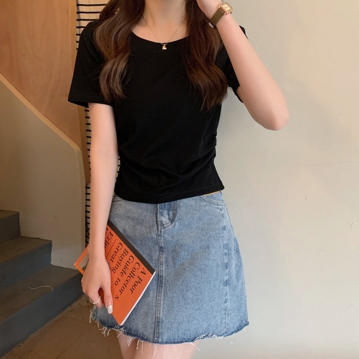 Ogfaour 여자 여름 슬림 반팔 티셔츠 O30571 Ogfaour 여자 여름 슬림 반팔 티셔츠 O30571