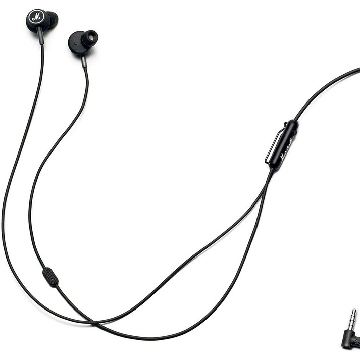 마샬Mode in-Ear 헤드폰, 블랙/화이트 (4090939)