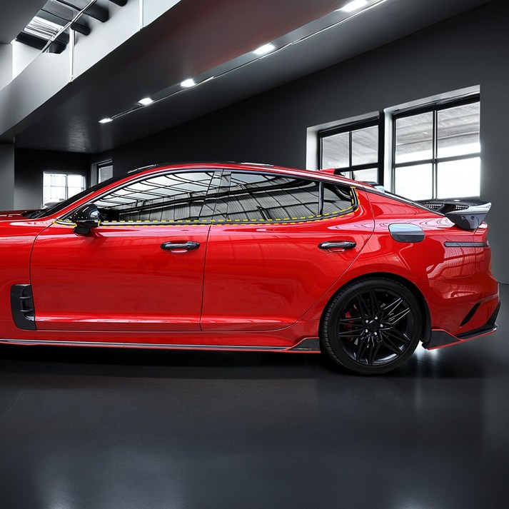 유투카 호환 스팅어 튜닝 윈도우 블랙 몰딩 차량 크롬 죽이기, 윈도우