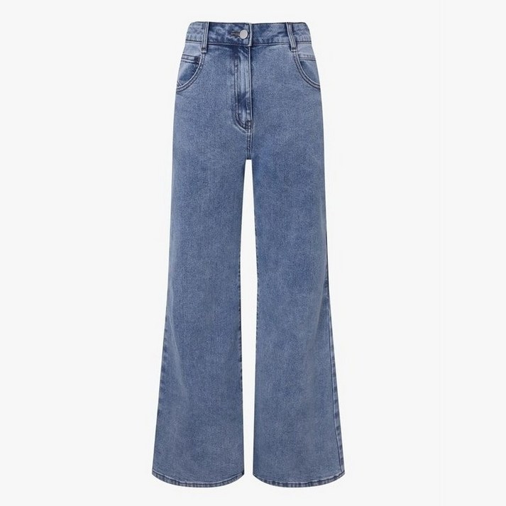 [백화점 정품] 잇미샤 와이드 핏 포켓 배색 데님팬츠 ITQ3YDP900